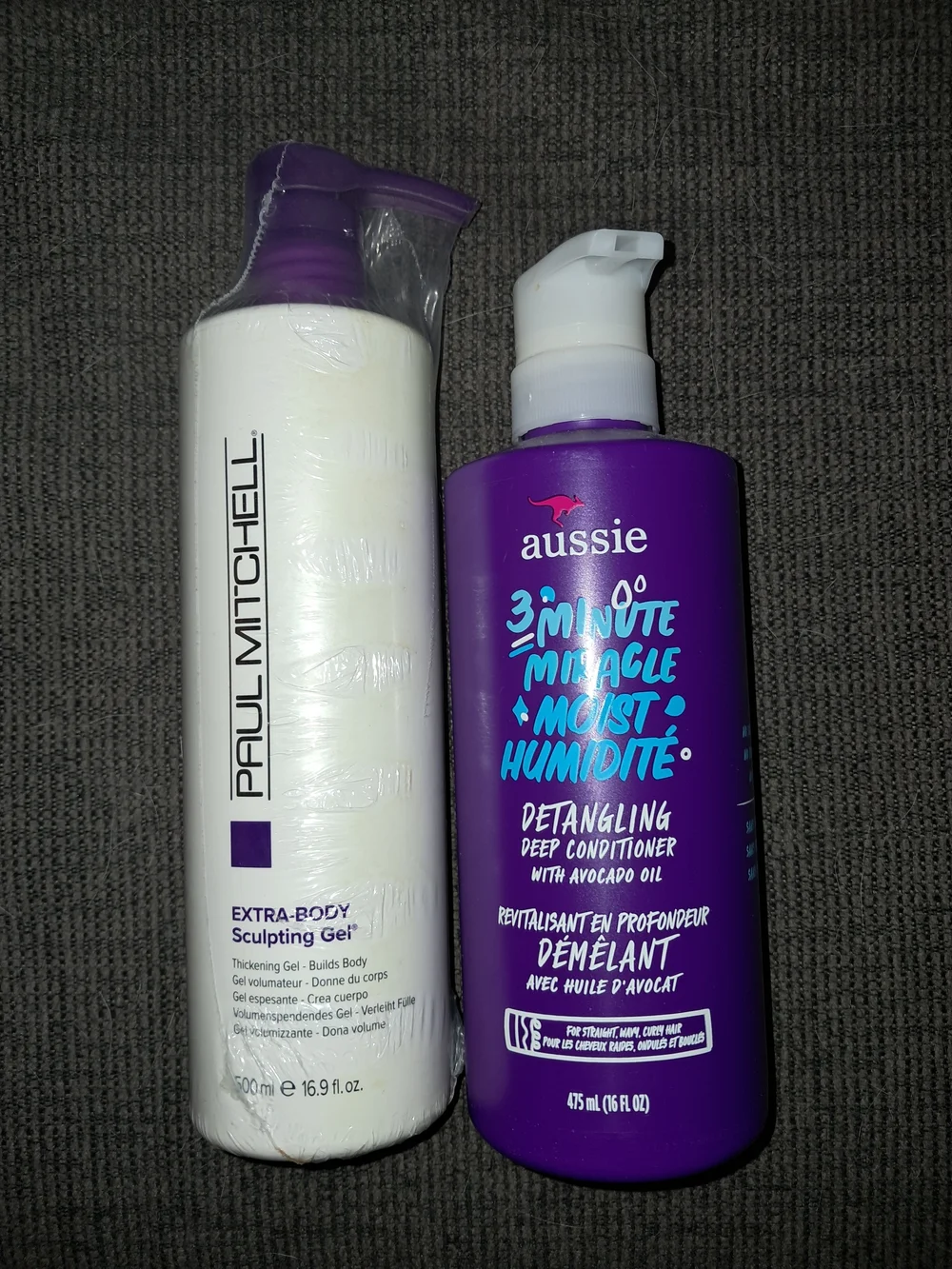 Paul Mitchell Extra Body Sculpting Gel + Aussie 3 Minute Miracle NEW